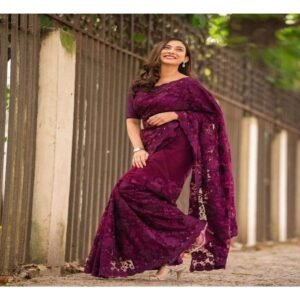 Indian Benarasi Half Silk Sharee