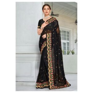Fashionable Indian Georgette Saree