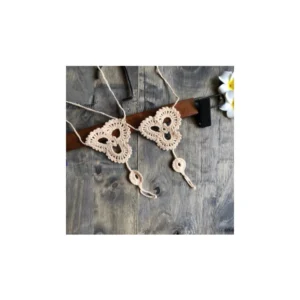 1Pair/Set Handmade Crochet Weave Cotton Anklet For Women