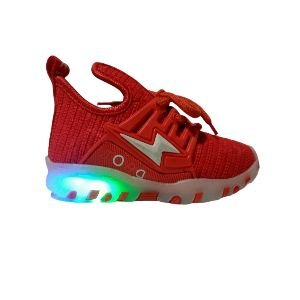 Baby Girls Boys LED লাইট লুমিনাস সফট সোল স্পোর্ট শু ফর বেবি র্গাল/বয়