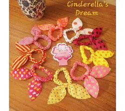 Bo Tie Baby Heir Band For Baby Girl - Multi Color 10 pc