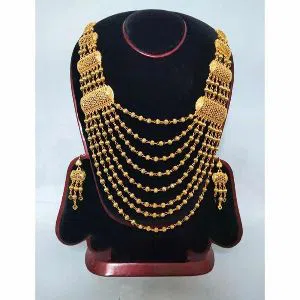 sita har Gold Plated Jewellery Necklace Set For neckless Women International Grated in indian